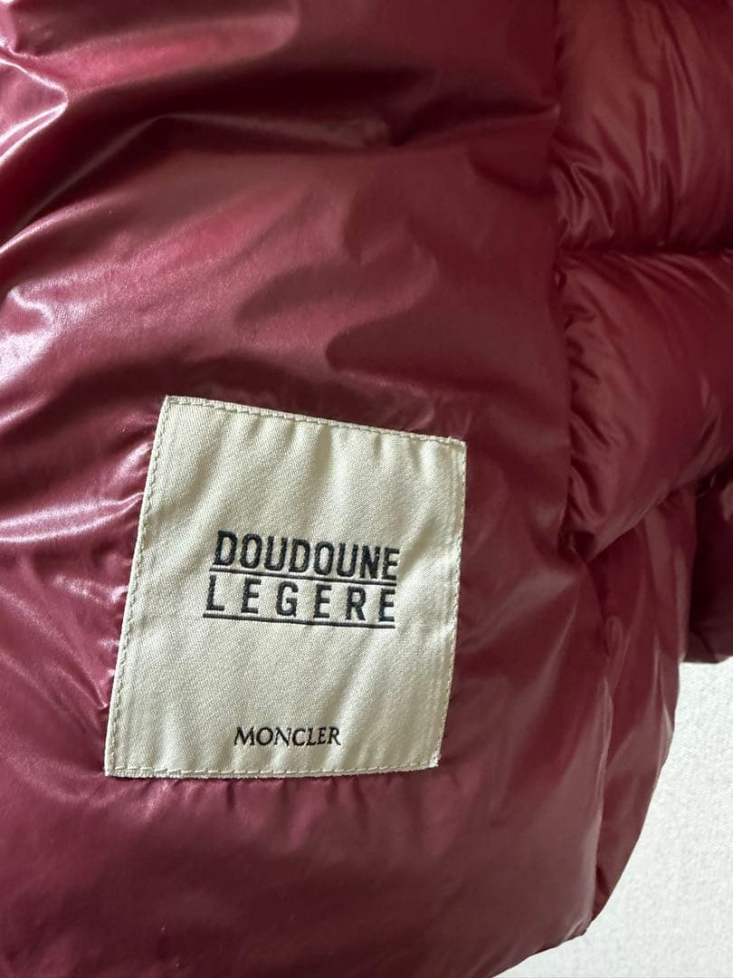 MONCLER ダウンジャケットバーガンディ