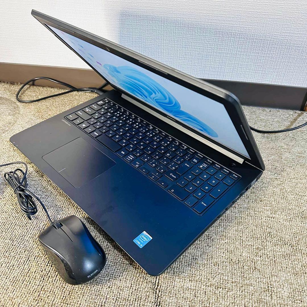 S128 Dellノートパソコンi5高速SSDサクサクWindows11オフィス