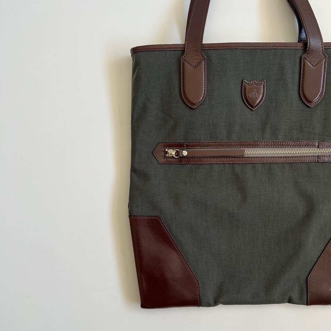 バッグ Vivienne Westwood MAN LEATHER TOTE BAG
