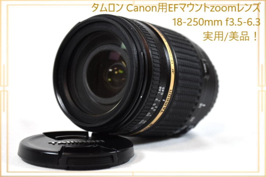 【動作/美品】タムロン AF Zoom 18-250mm キャノンEF