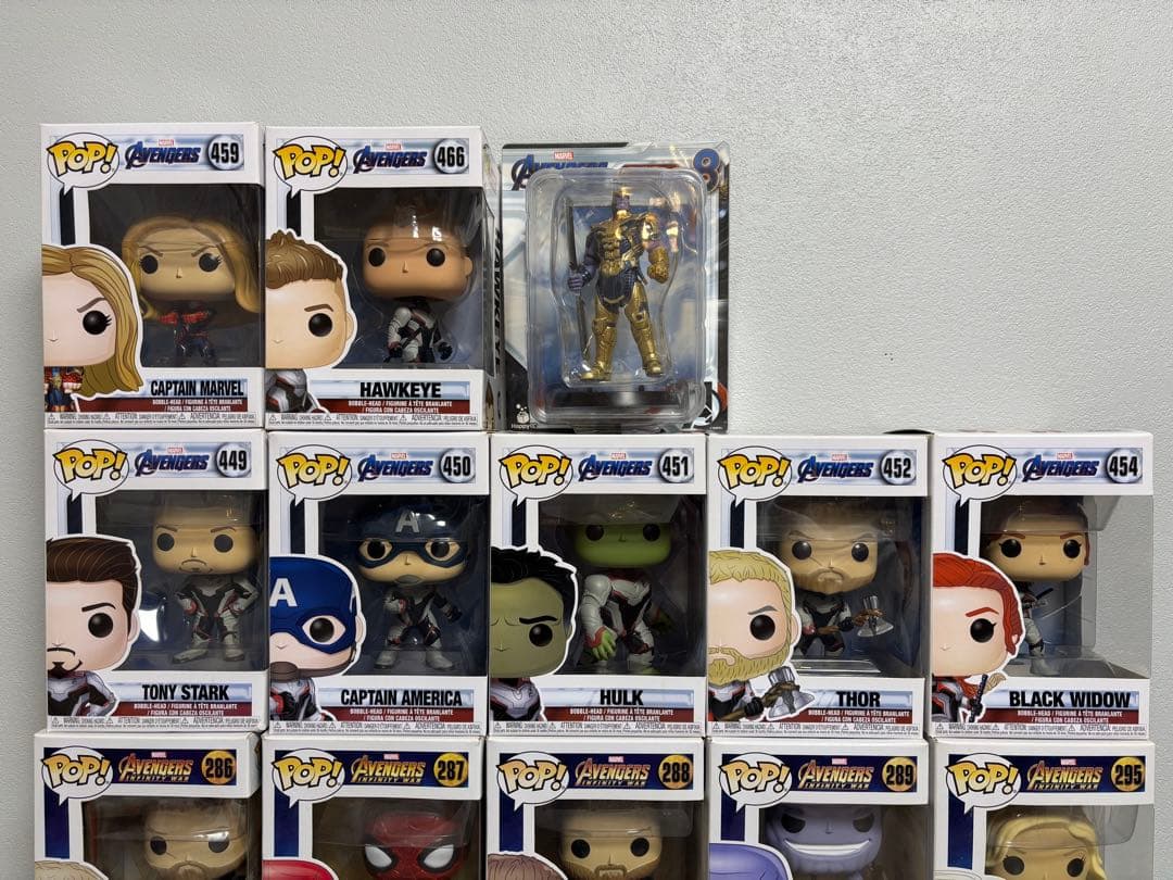 【未開封】marvel アベンジャーズfunko pop! フィギュア セット
