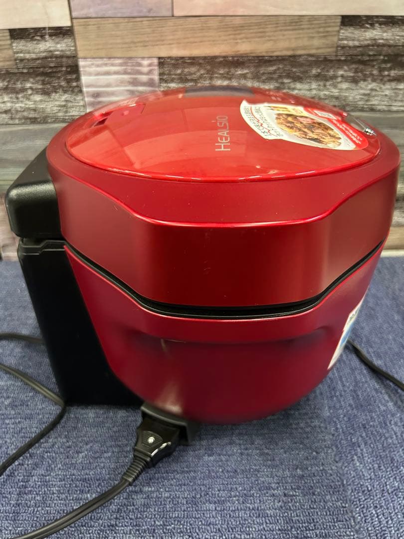 展示品 SHARP HEALSIO 水なし自動調理鍋 KN-HW24G-R