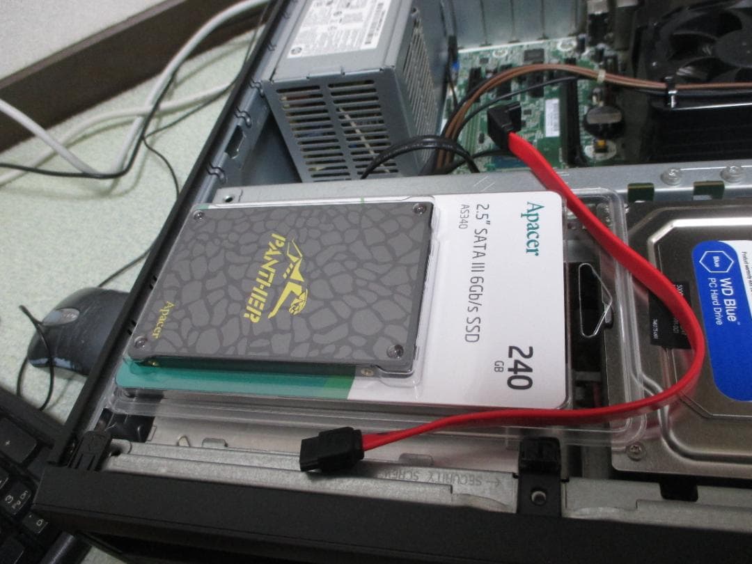 美品☆HP i5-6500 24GB 新品240GB SSD＋1TB HDD