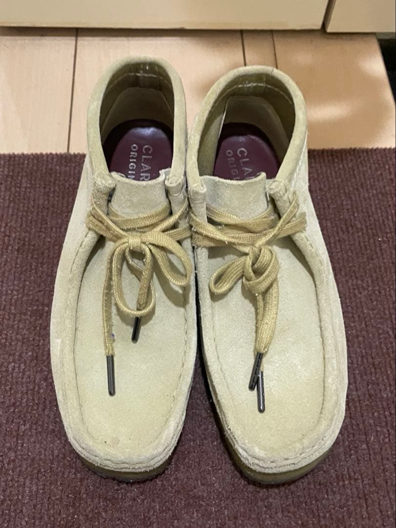 Clarks クラークス ワラビー 23.5cm ベージュ 定番カラー