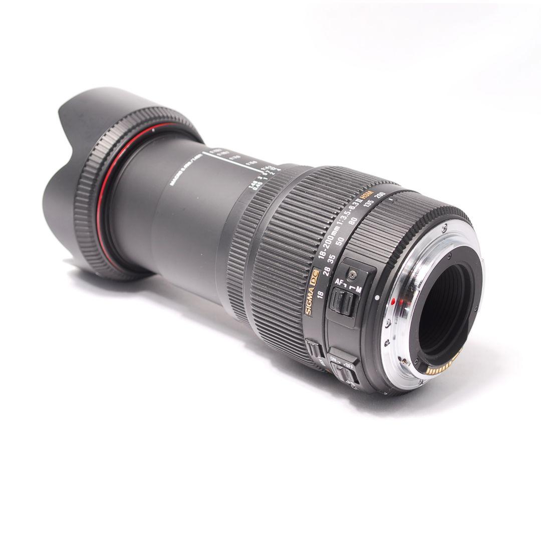 広角&望遠レンズ シグマ SIGMA 18-200mm キャノン Canon