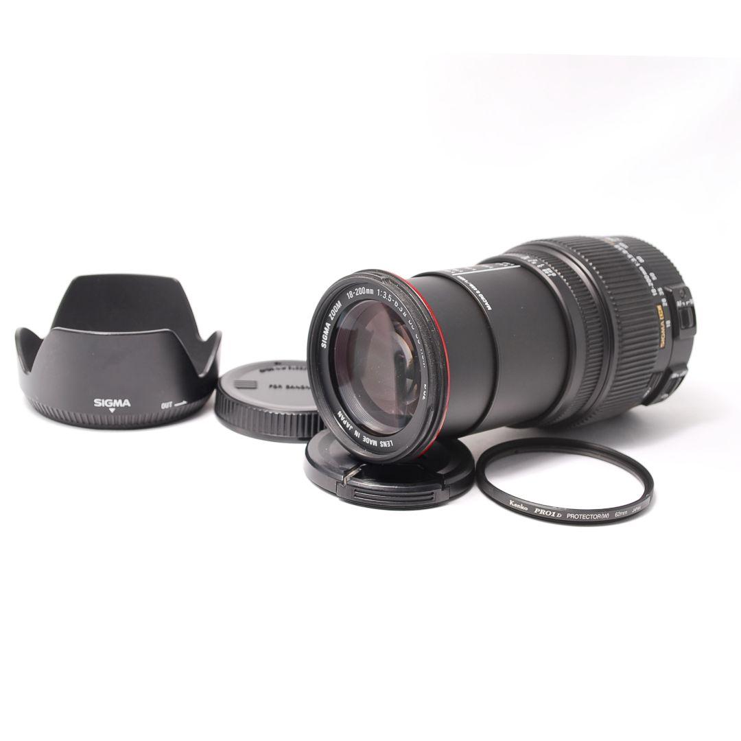 広角&望遠レンズ シグマ SIGMA 18-200mm キャノン Canon