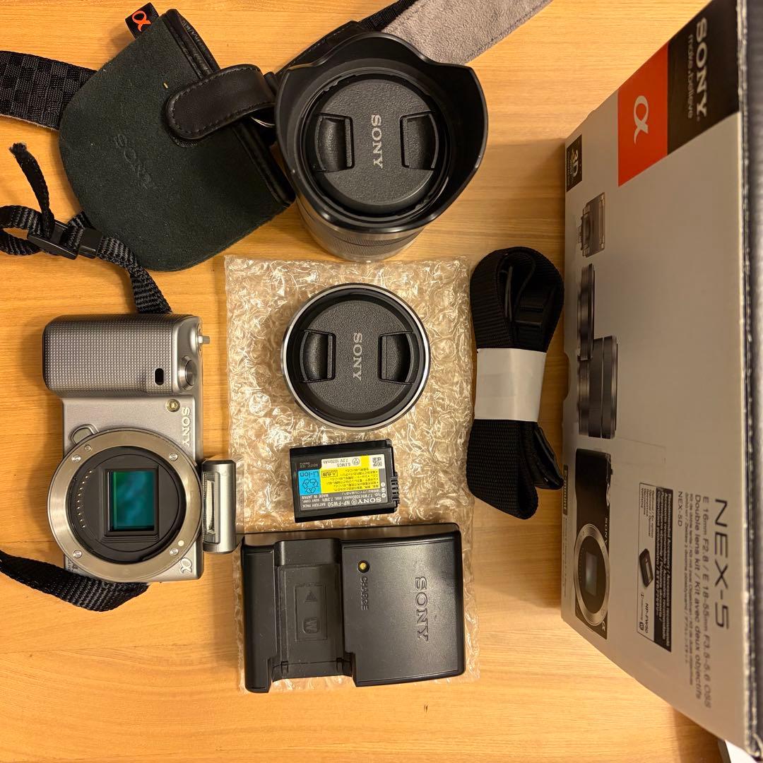 Sony nex-5 ダブルレンズキット