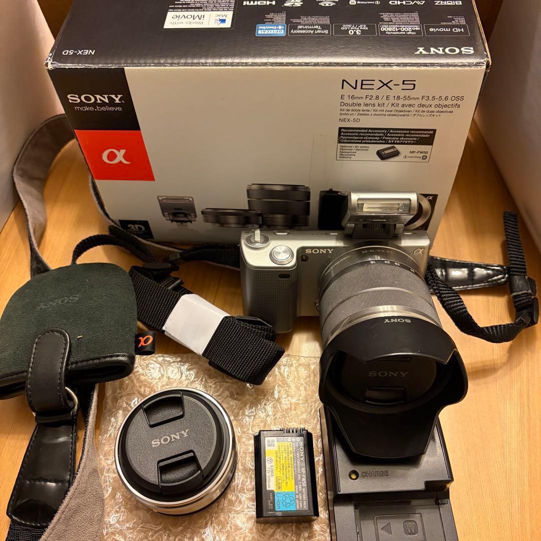 Sony nex-5 ダブルレンズキット
