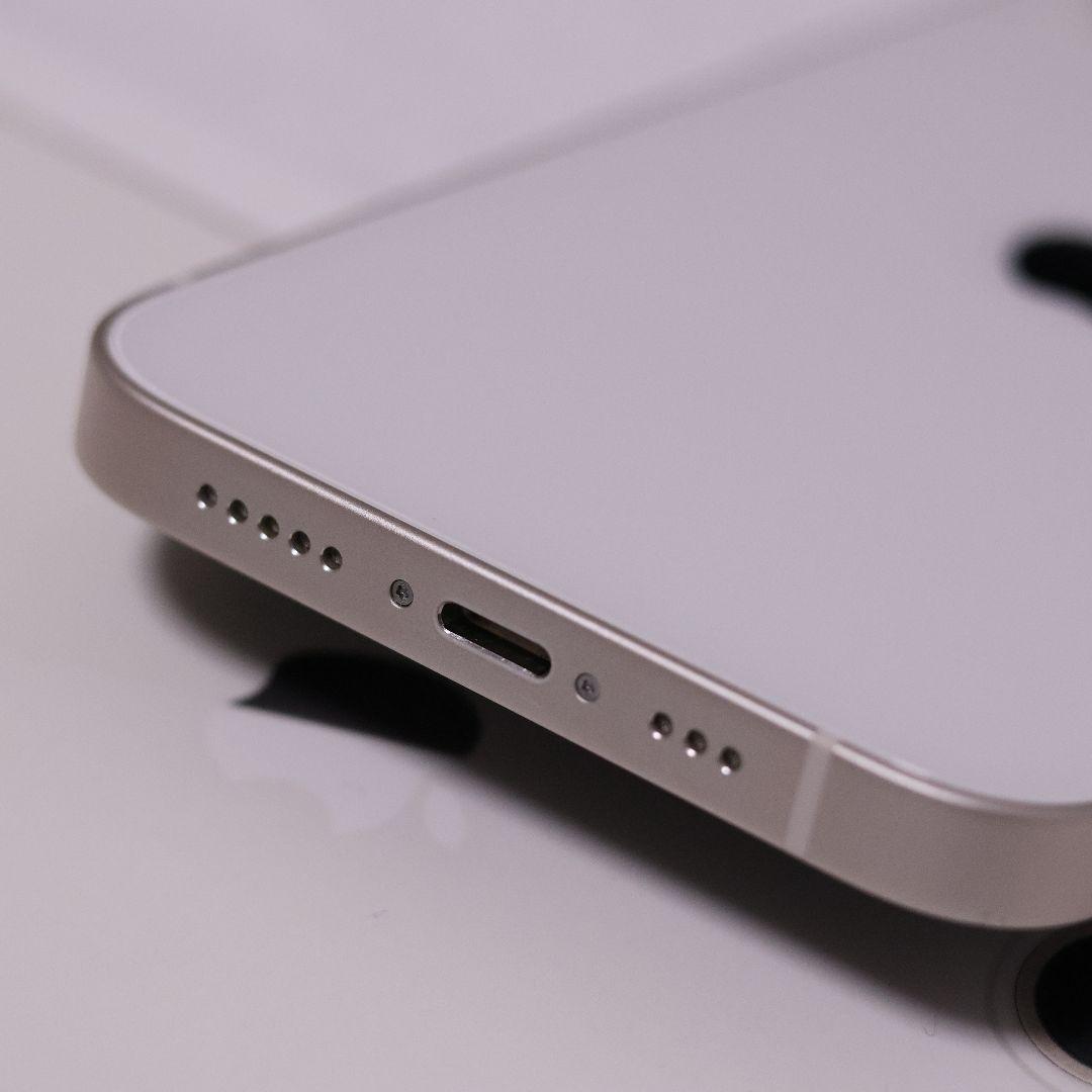 【美品】iPhone 13 128GB ホワイト 白ロム