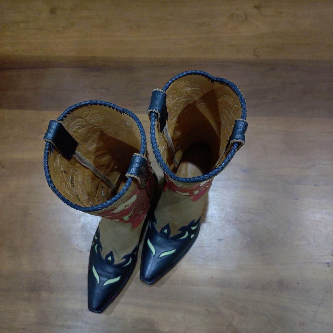 カウボーイスタイル ロングブーツ　MADE IN MEXICO