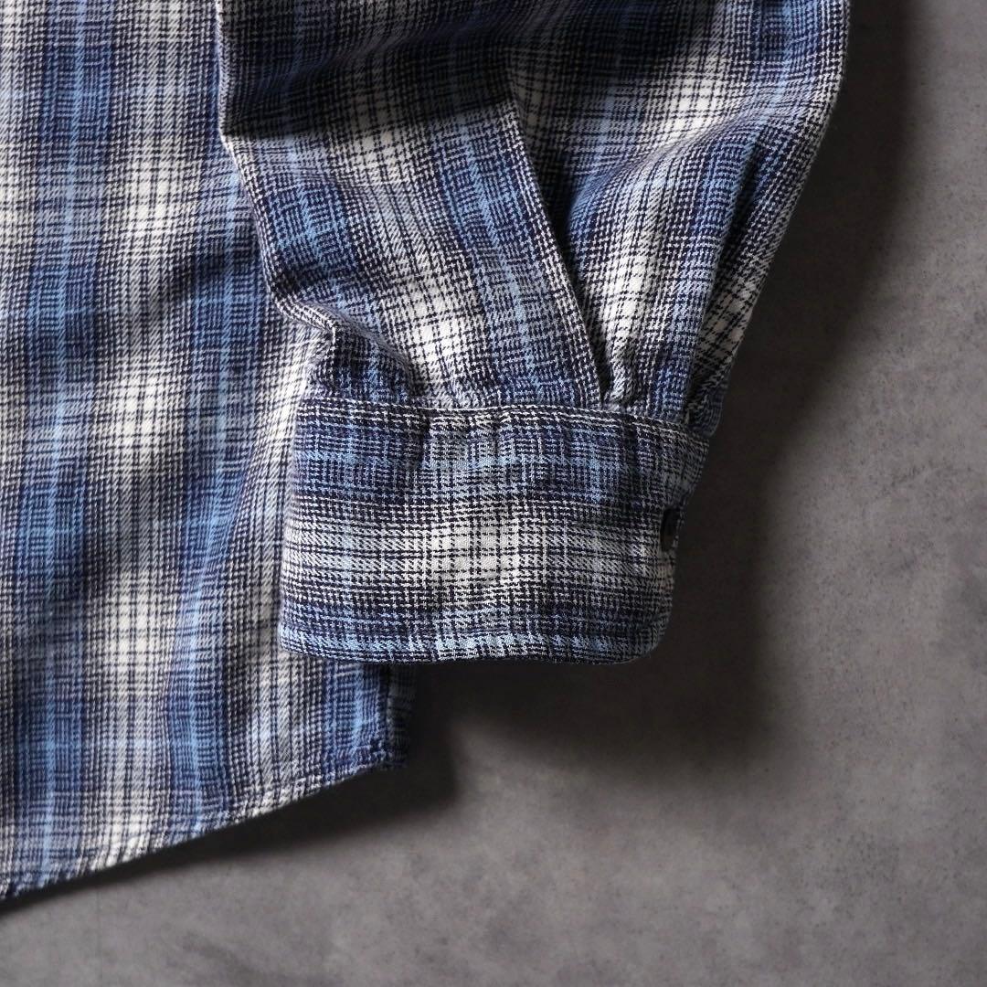 90s~ ST. JOHN'S BAY オンブレチェックシャツ ライトネルシャツ