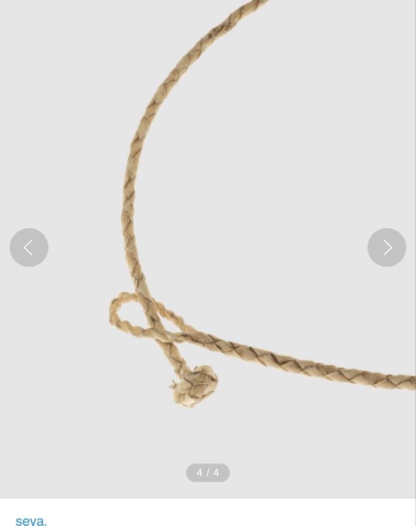 seyaセヤBOSFOR NECKLACE 24aw ネックレス シルバー