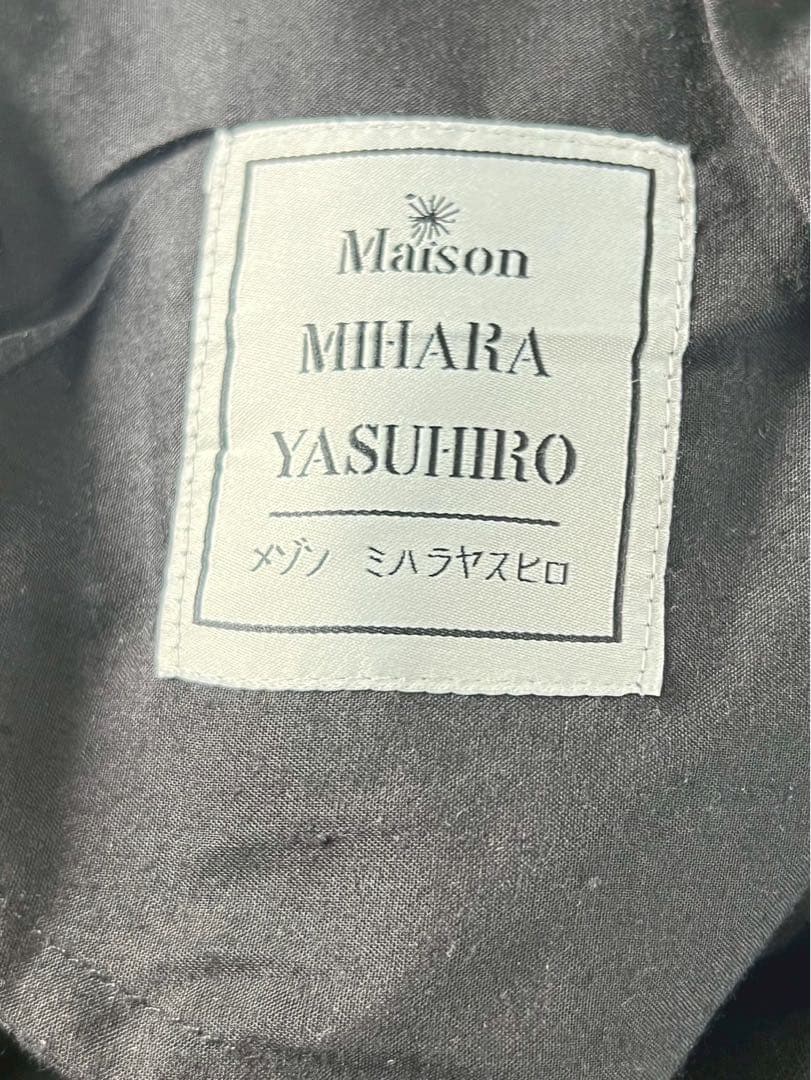 ダークグレー ステッカー装飾 ワイドパンツ　大きめサイズ