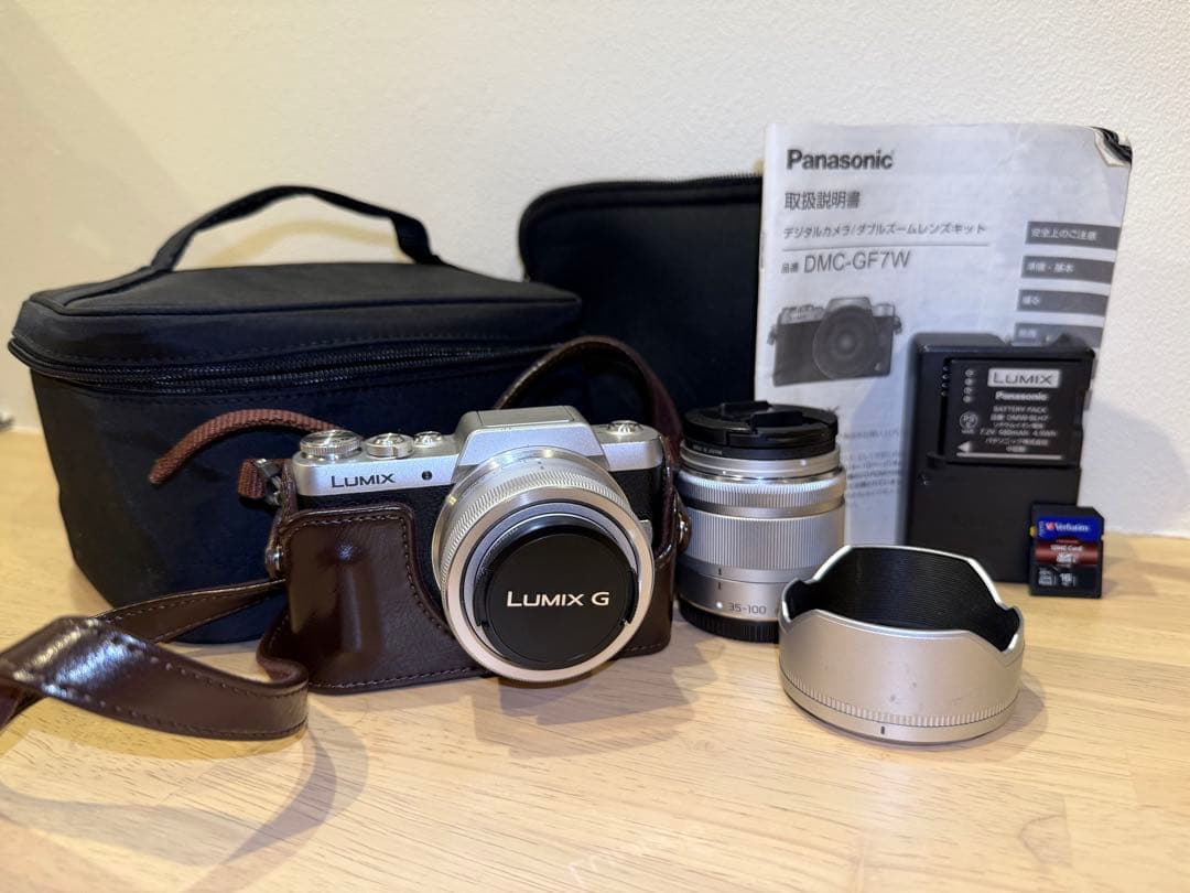 LUMIX dmc-gf7w Panasonic ミラーレス 写真Wi-Fi送信