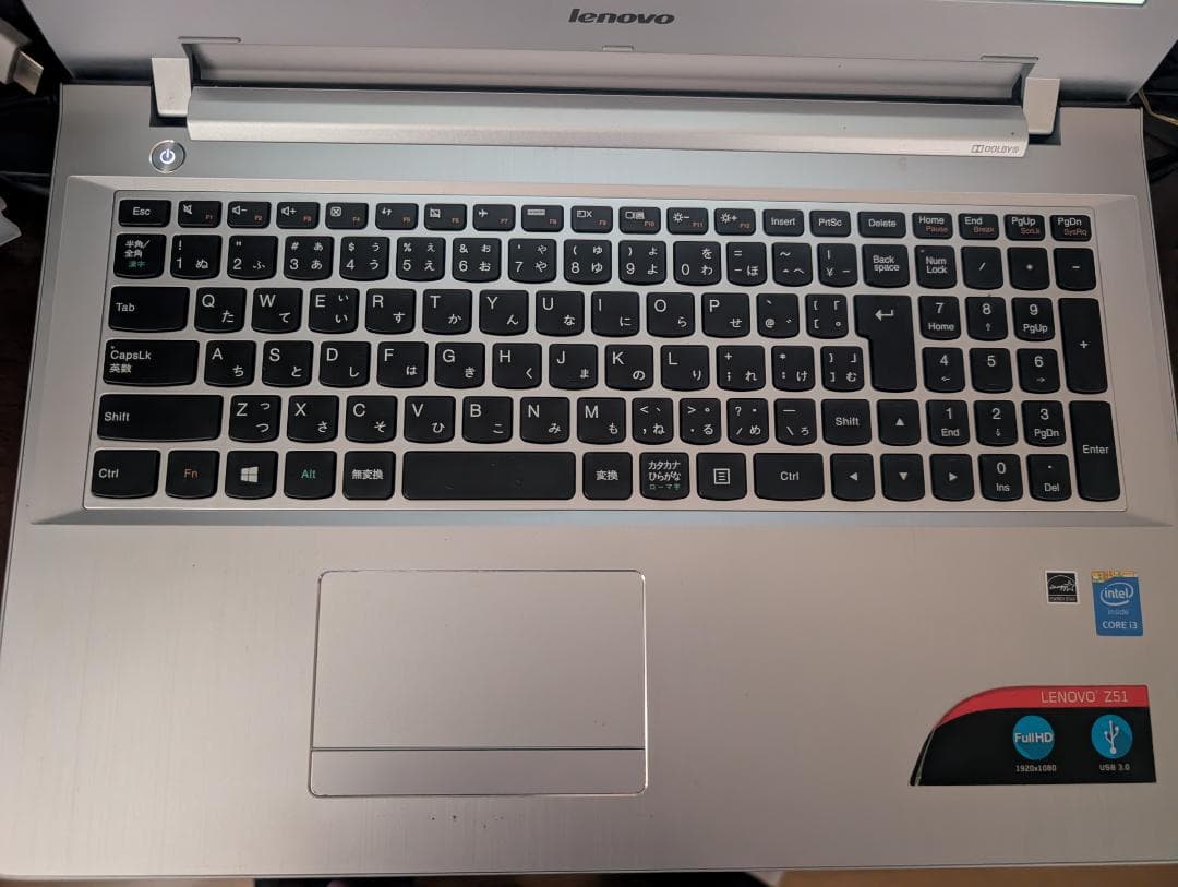 Lenovo　Z51-70　ノートパソコン　第5世代Corei3　ジャンク扱い
