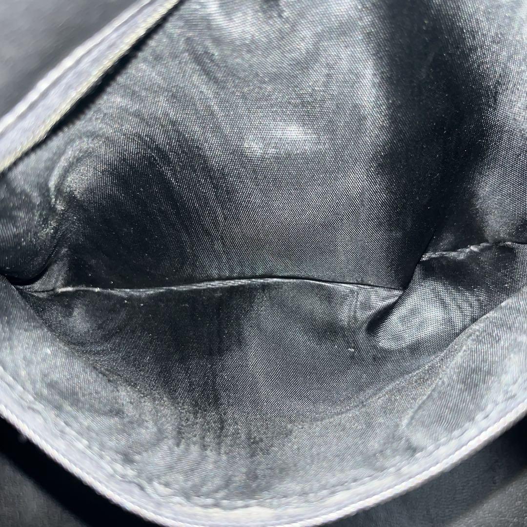 オールド　セリーヌ　ミニボストン　マカダム柄　ハンドバッグ　革ロゴ　スウェード