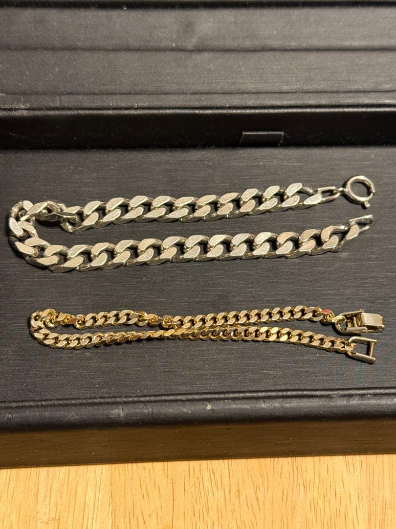 m*様 喜平ブレス　2本　アクセサリー　金銀