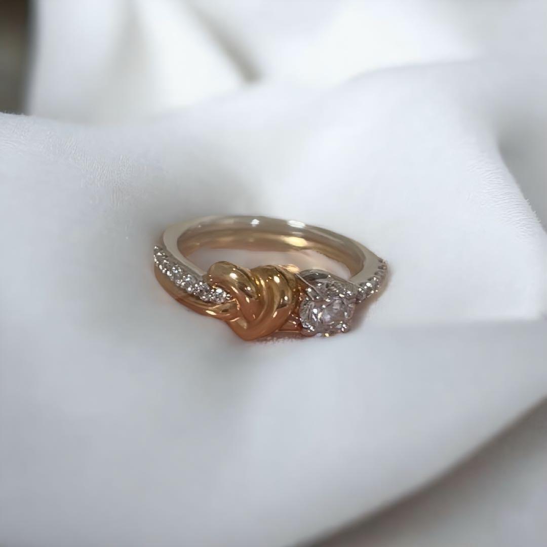 スワロフスキー SWAROVSKI リング 指輪 11号 ハート