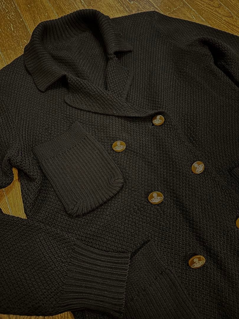 ヴィヴィアンウエストウッド ORB オーブ ダブル ニット ジャケット コート