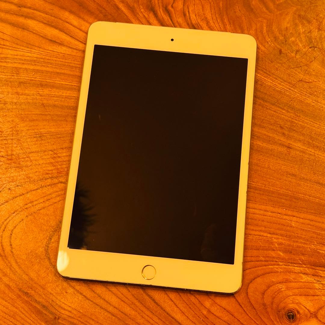 iPad mini 4 128GB ゴールド SIMフリー【ホームボタン難あり】
