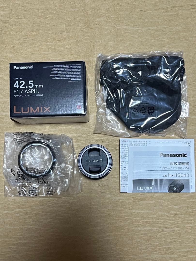 美品 パナソニック LUMIX G 42.5mm/F1.7 単焦点