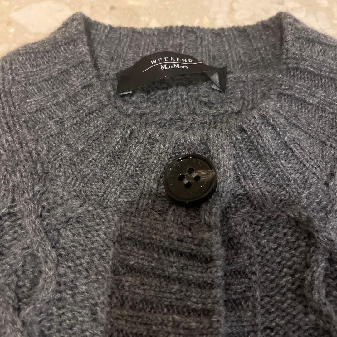 今期　未使用WEEKEND MaxMara グレー カーディガン S