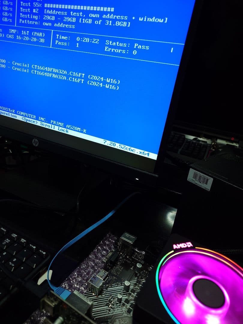 Crucial DDR4 3200 16GB ×2 計 32GB 【動作確認済】