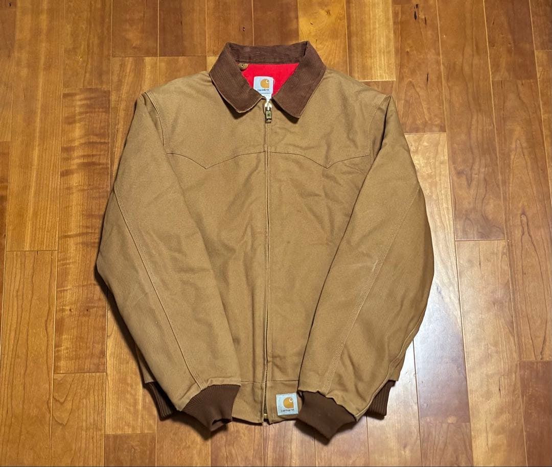 Carharttサンタフェジャケット USA製 L Tall 稀少なフード付き