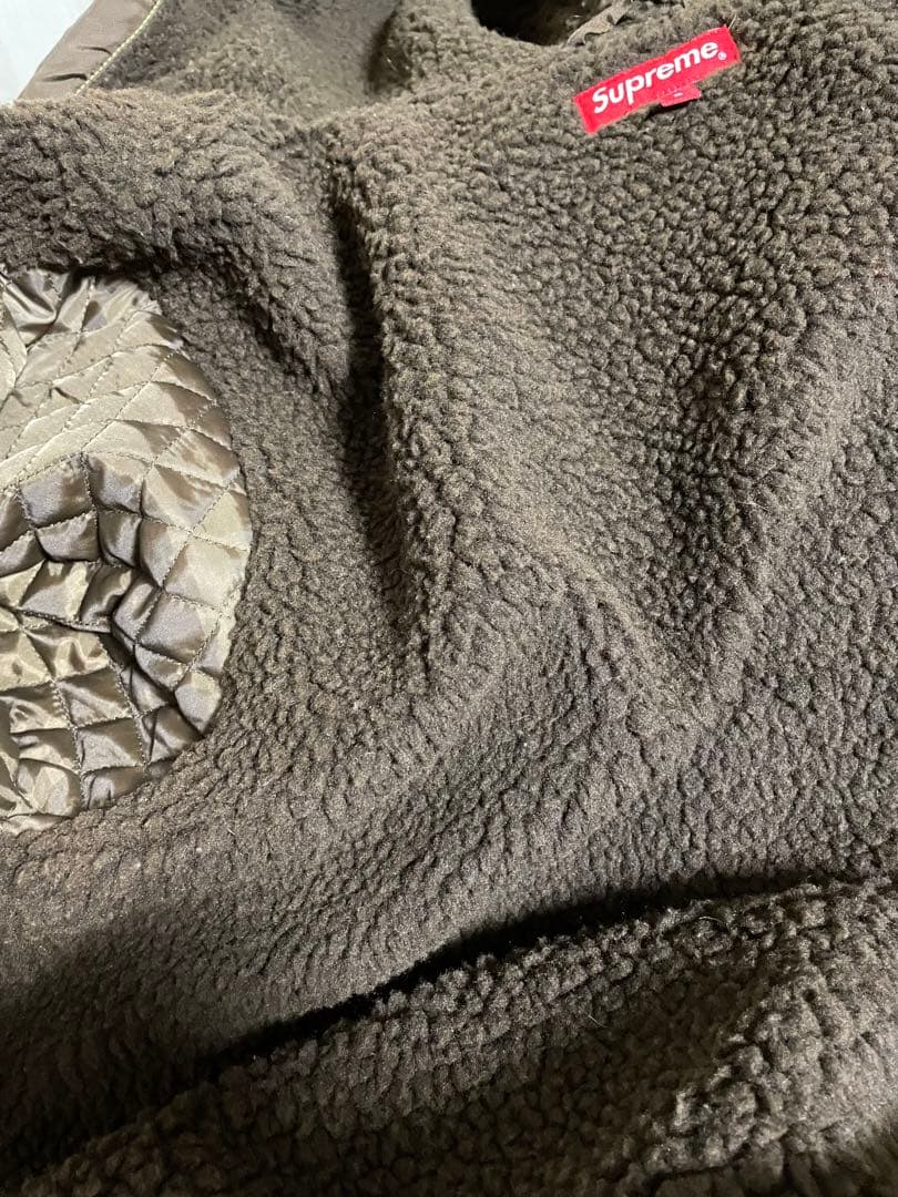 supreme シュプリーム　ジャンバー　茶色　Sサイズ