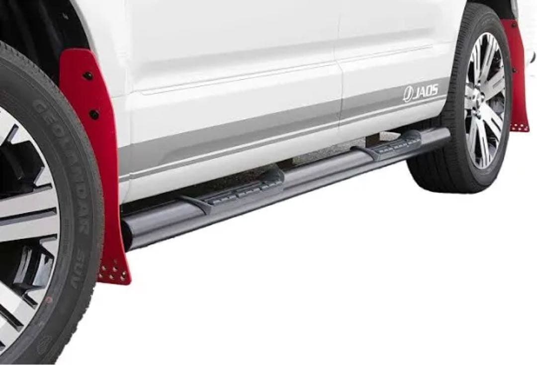 JAOS マッドガードⅢ 前後セットブラック デリカ JAOS サイドステップ