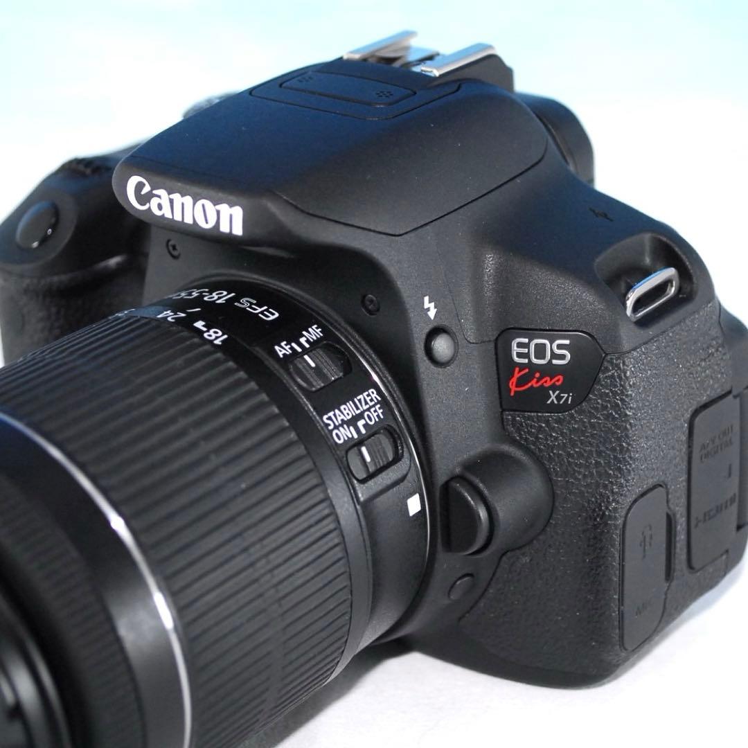 ❤️Canon EOS Kiss X7i ❤️カメラバッグ付き新品級✨スマホ転送⭐️