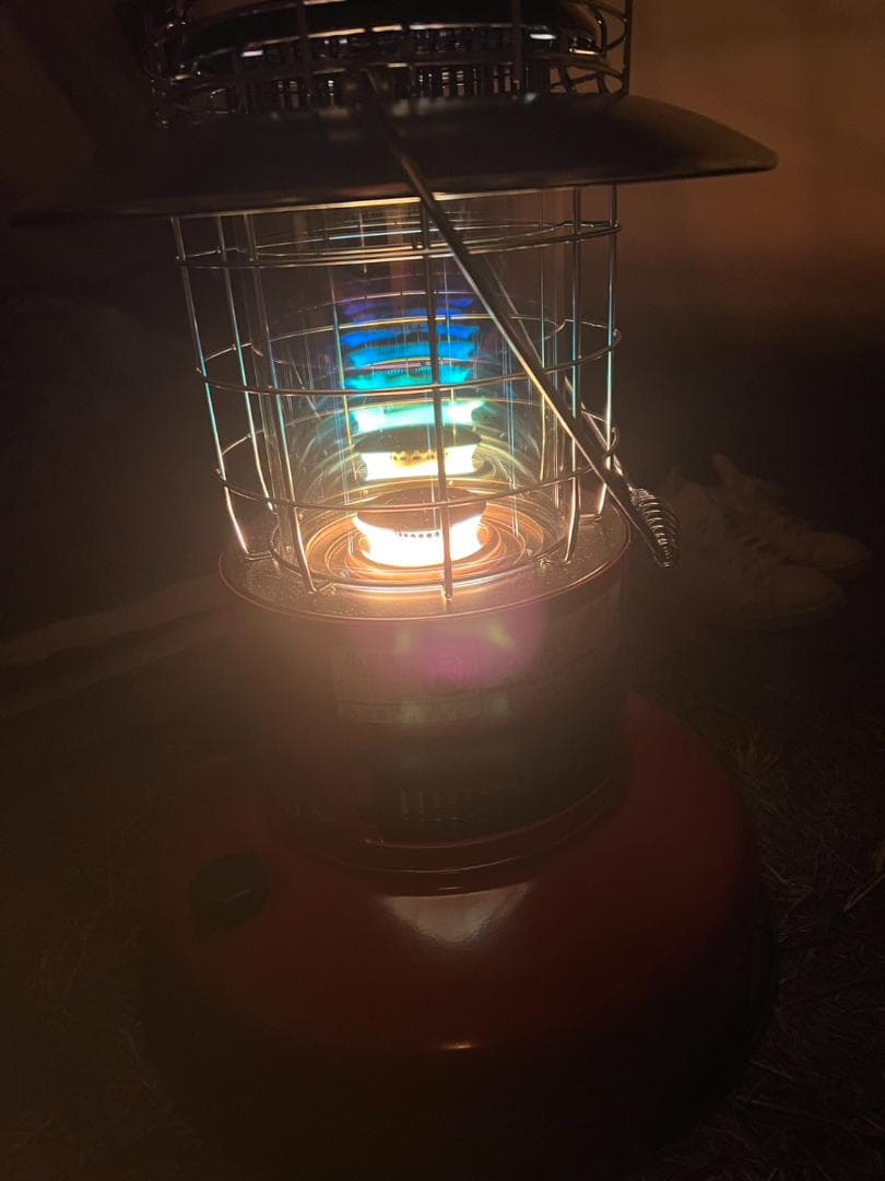 RL-25Mレインボーストーブ【赤色】希少収納袋付き対流型ストーブ【おまけあり】