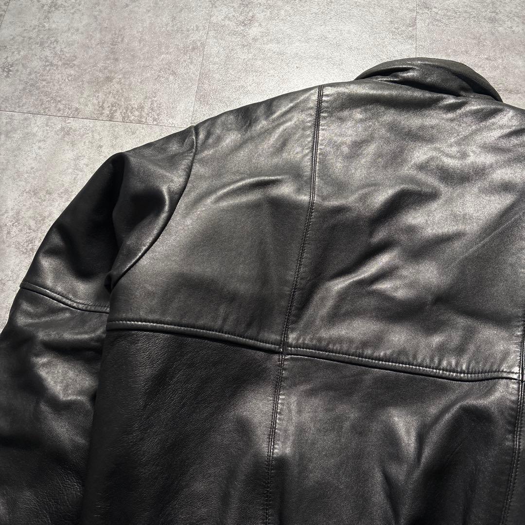 Special 80s Eddie Bauer レザーダウンジャケット　短丈　黒