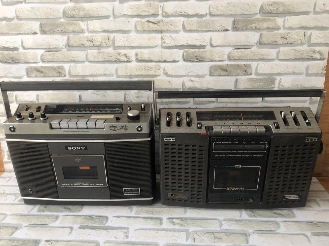 SONY　CF-2550& CRS-2000 まとめて2台(A36)