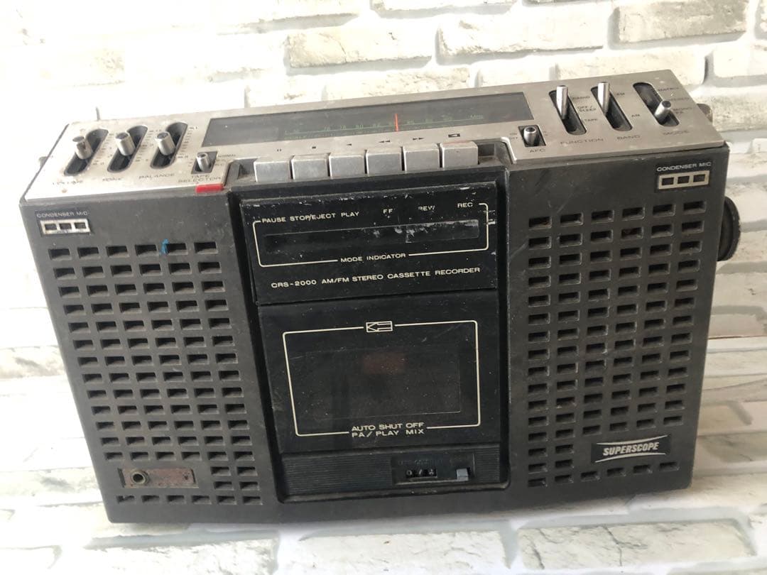 SONY　CF-2550& CRS-2000 まとめて2台(A36)