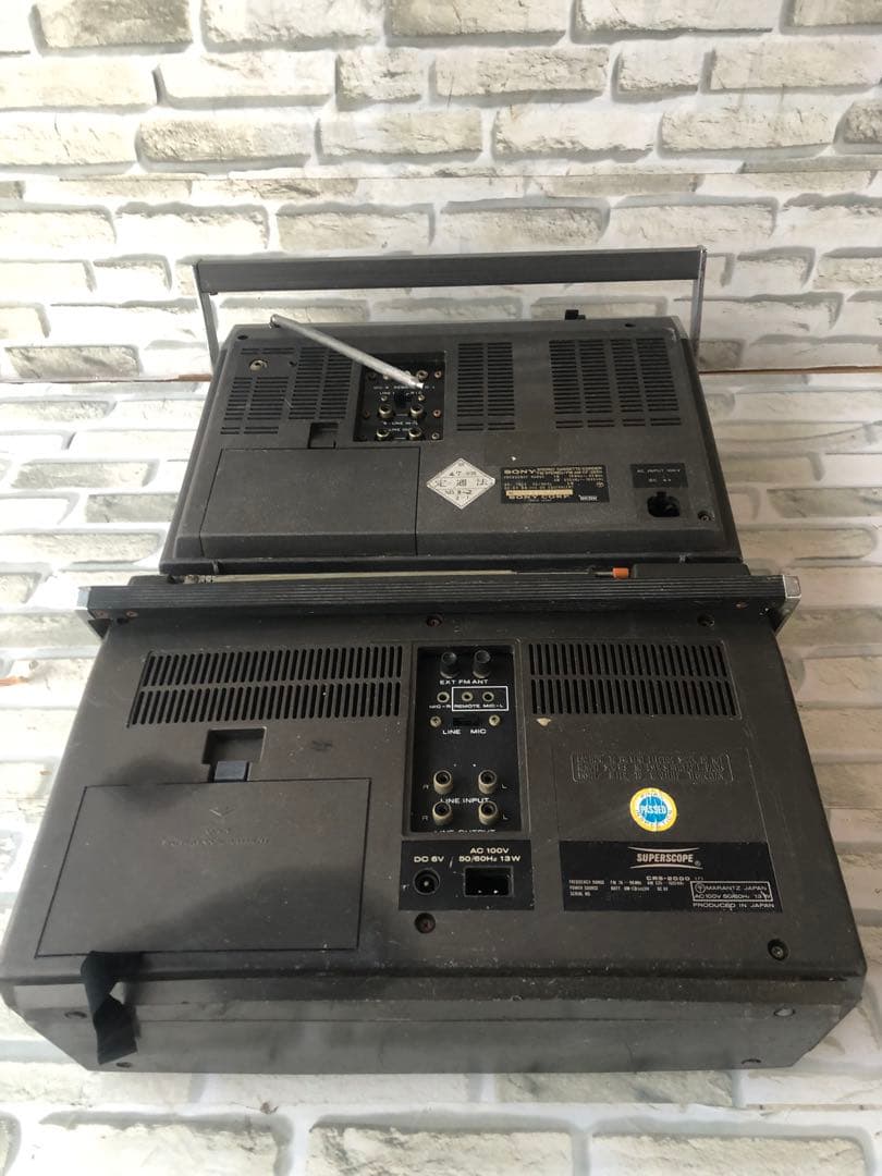 SONY　CF-2550& CRS-2000 まとめて2台(A36)