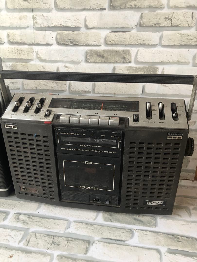 SONY　CF-2550& CRS-2000 まとめて2台(A36)