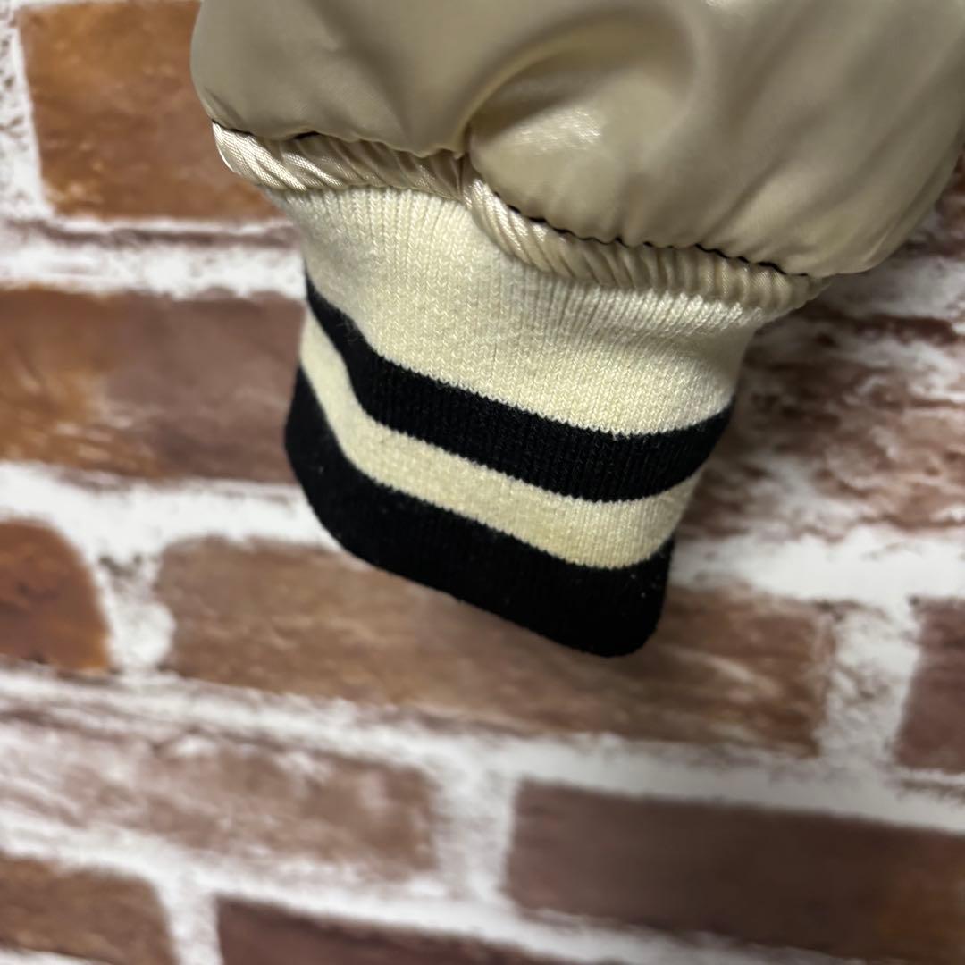 アルファインダストリーズ スカジャン 日本製 鶴刺繍MA1 リバーシブル