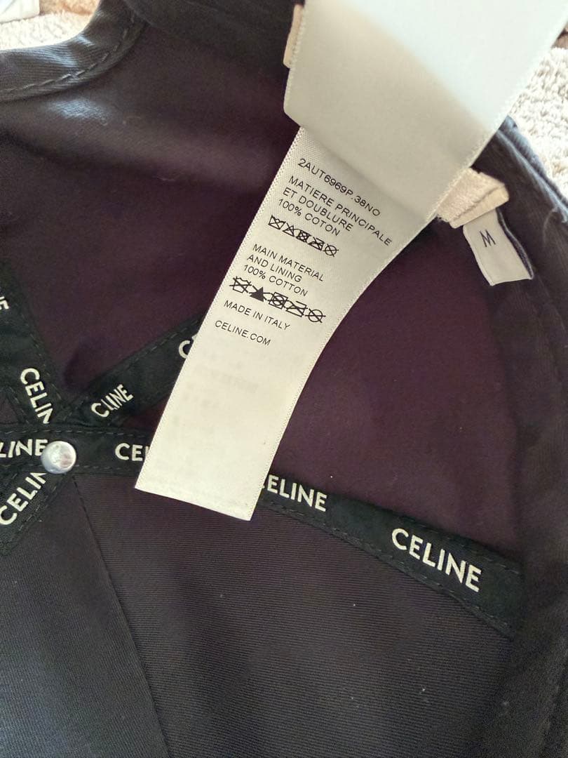 ［美品］セリーヌ　トリオンフ　キャップ　Mサイズ