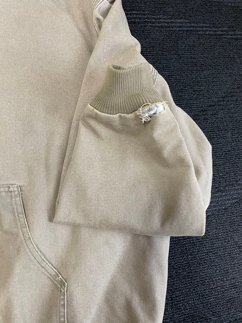 Carhartt アクティブジャケット ダック地 フェードカーキ ジップパーカー