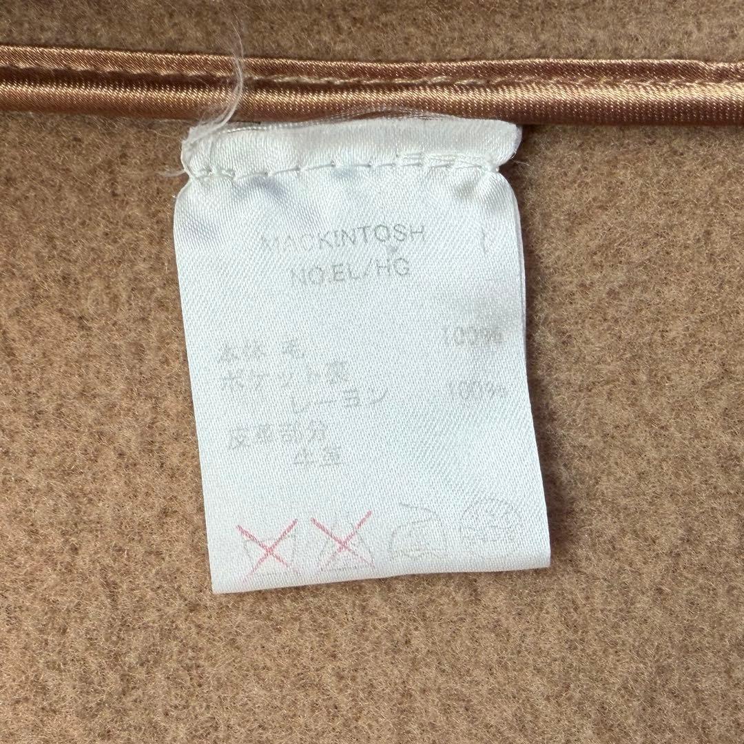 MACKINTOSH ダッフルコート 英国製 キャメル 34 レディース S