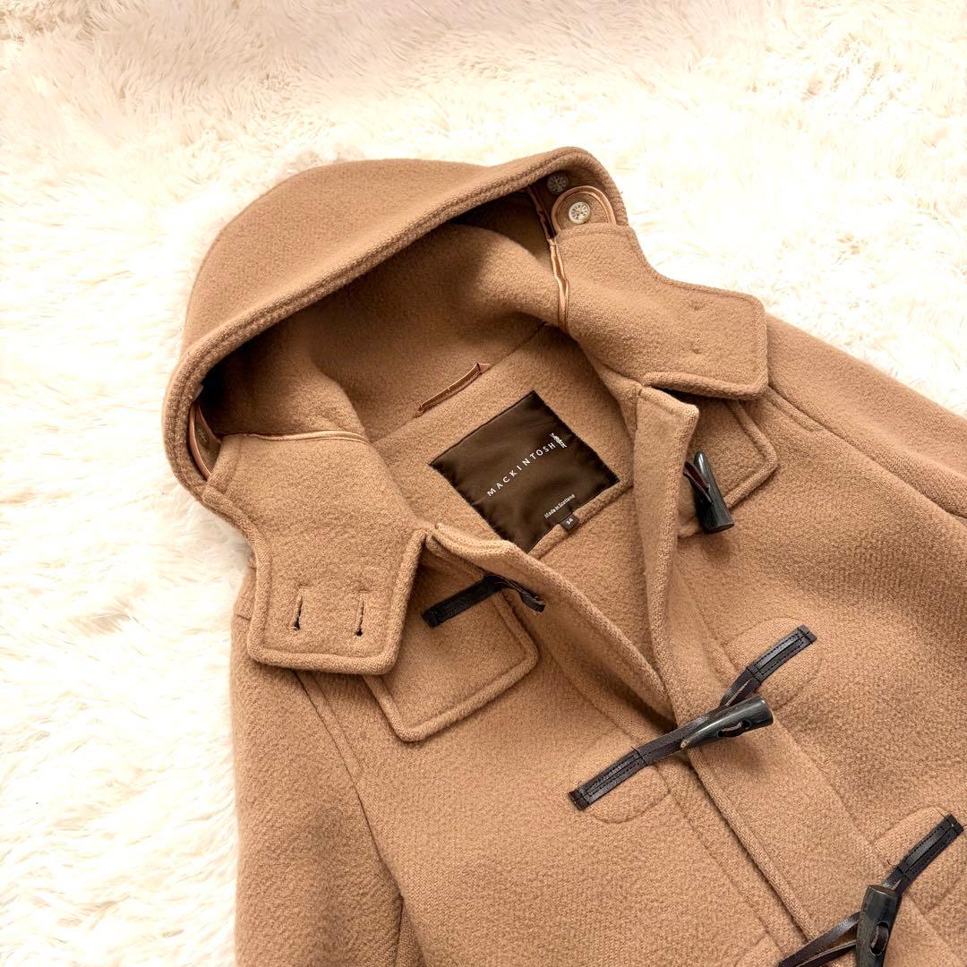 MACKINTOSH ダッフルコート 英国製 キャメル 34 レディース S