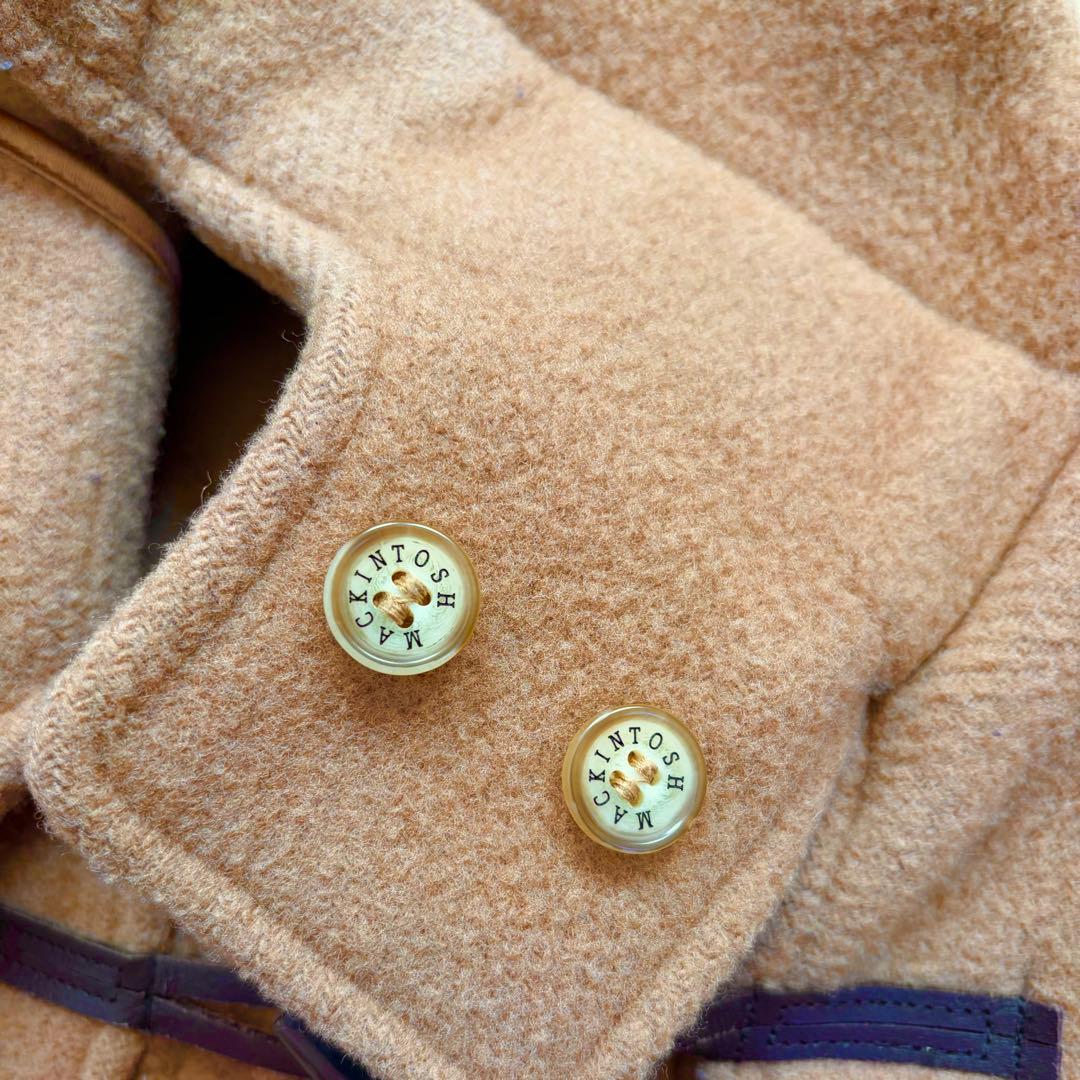 MACKINTOSH ダッフルコート 英国製 キャメル 34 レディース S