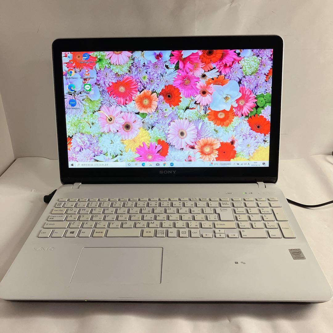 SONY VAIO /大容量1TB カメラdvd搭載　ノートPC 人気ホワイト