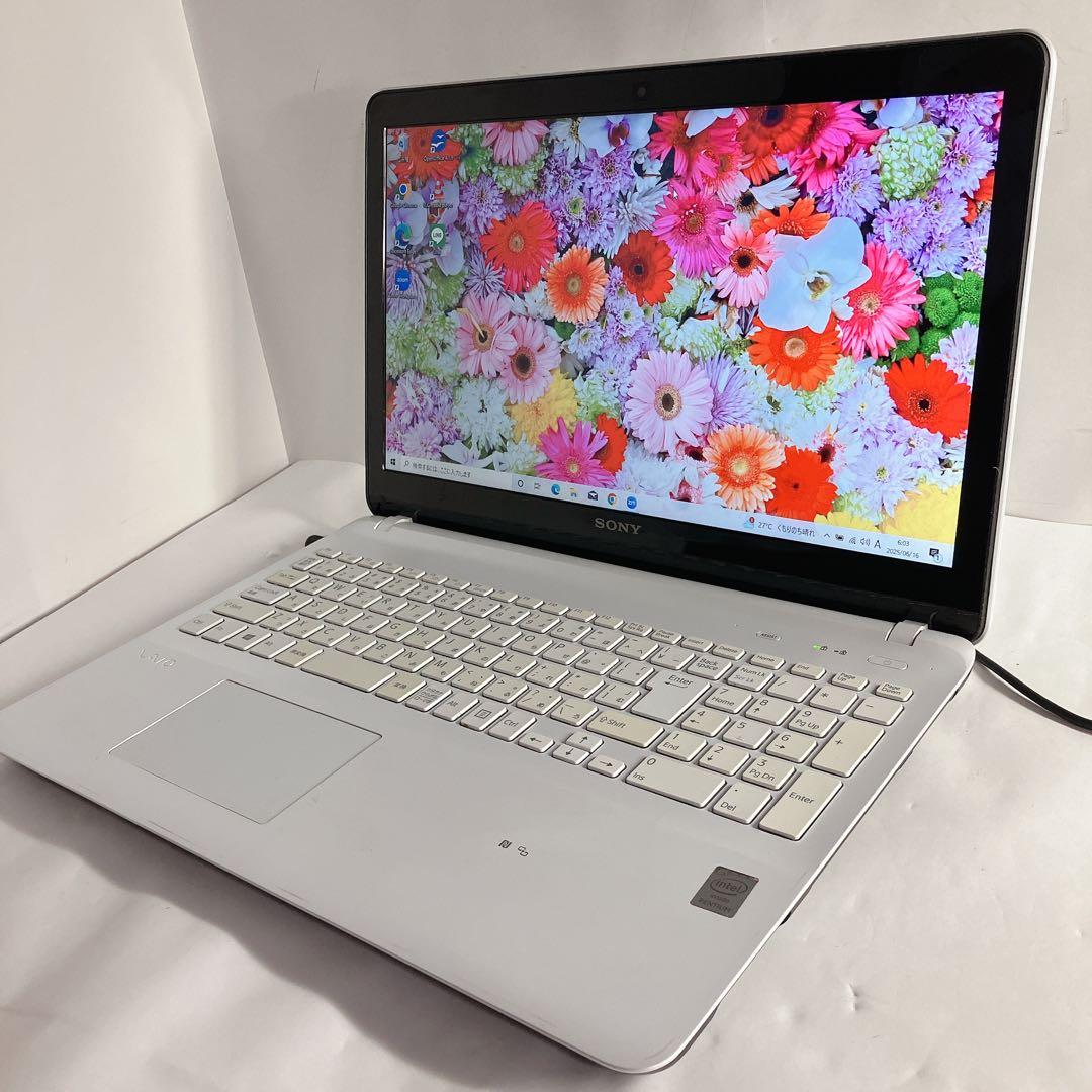SONY VAIO /大容量1TB カメラdvd搭載　ノートPC 人気ホワイト