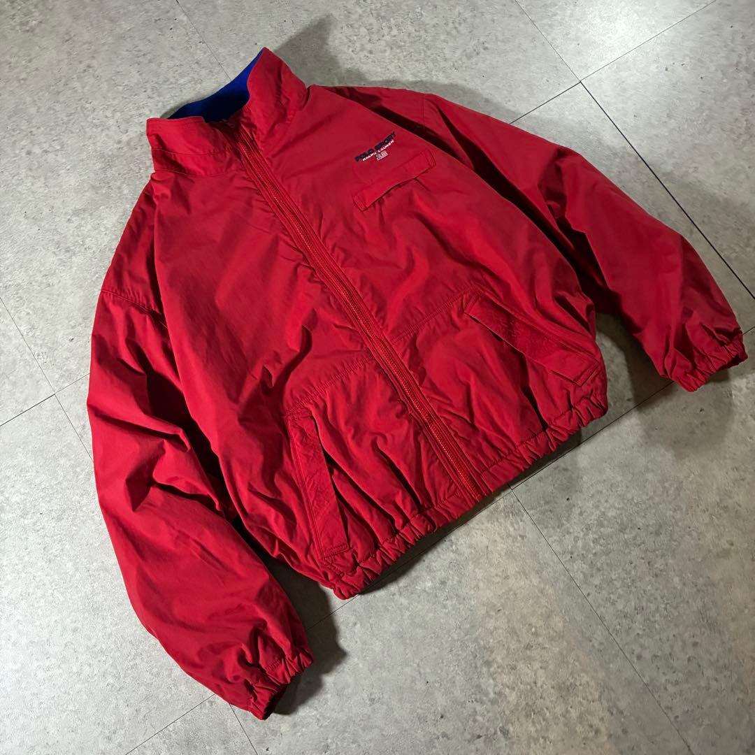 90sPOLO SPORTラルフローレンウォームアップジャケット赤青短丈ポロスポ