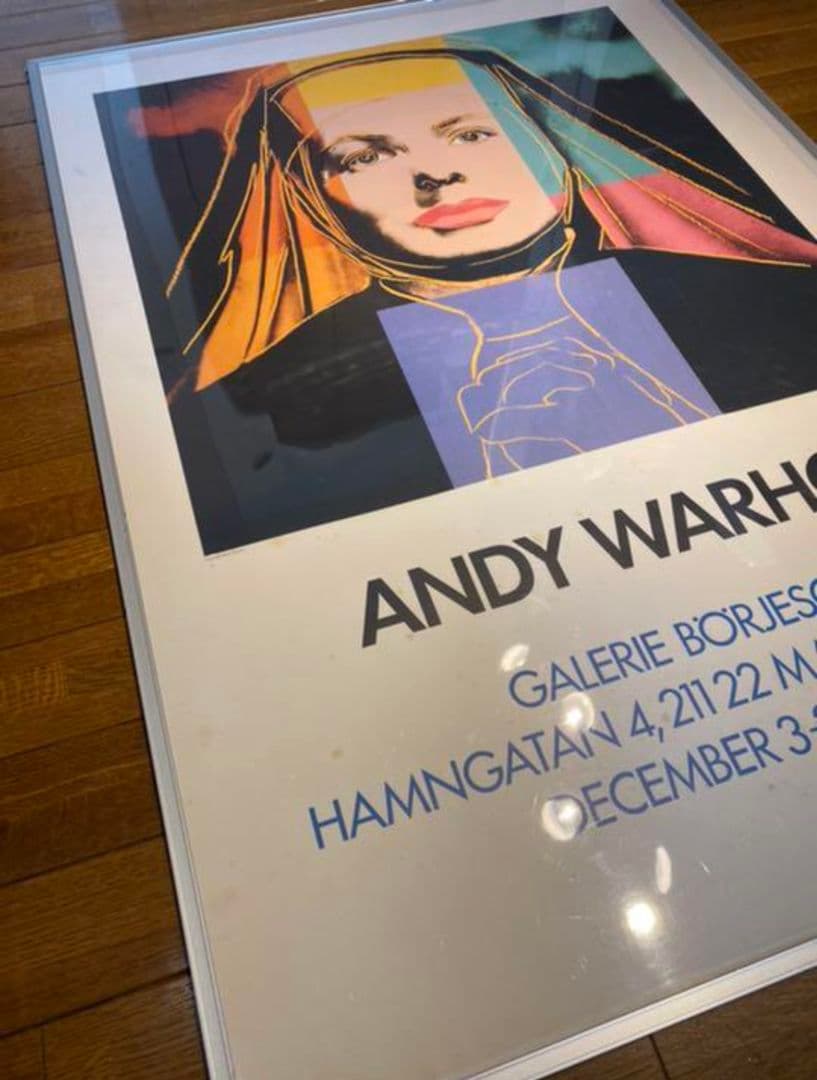 アンディーウォーホル ビンテージ ポスター 額縁付き