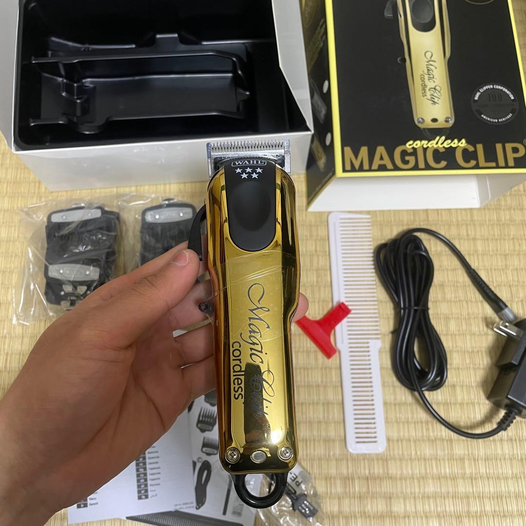wahl コードレスバリカンファイブスターマジッククリップ GOLD