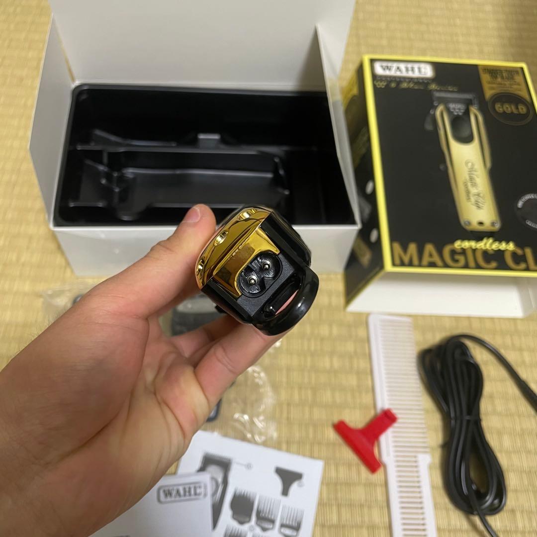 wahl コードレスバリカンファイブスターマジッククリップ GOLD