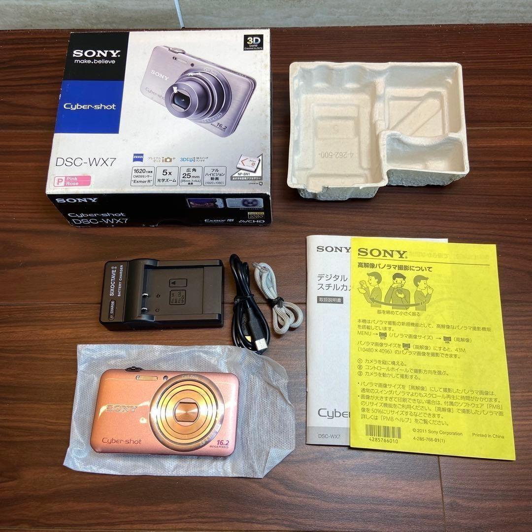 SONY Cyber−Shot DSC-WX7 デジカメ ほぼ新品 4062